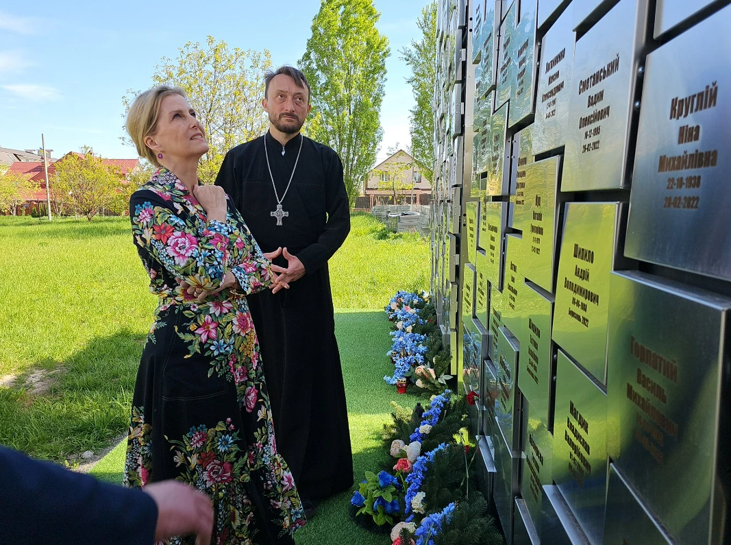 Герцогиня Единбурська Софі Гелен, яка вперше прибула до України, відвідала Ірпінь на Київщині - зображення