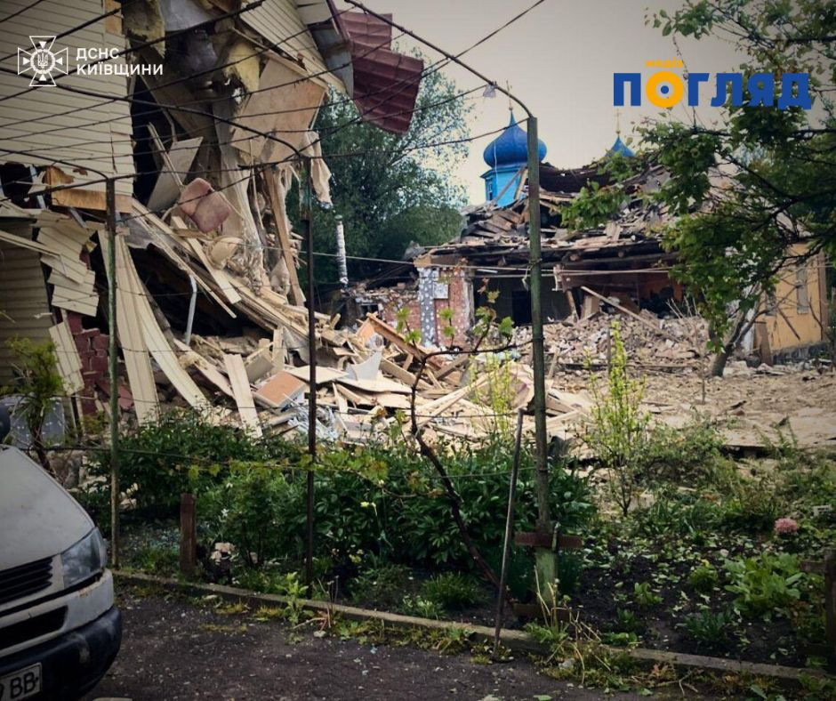 Наслідки нічної атаки на Київ та область (ФОТО) - зображення
