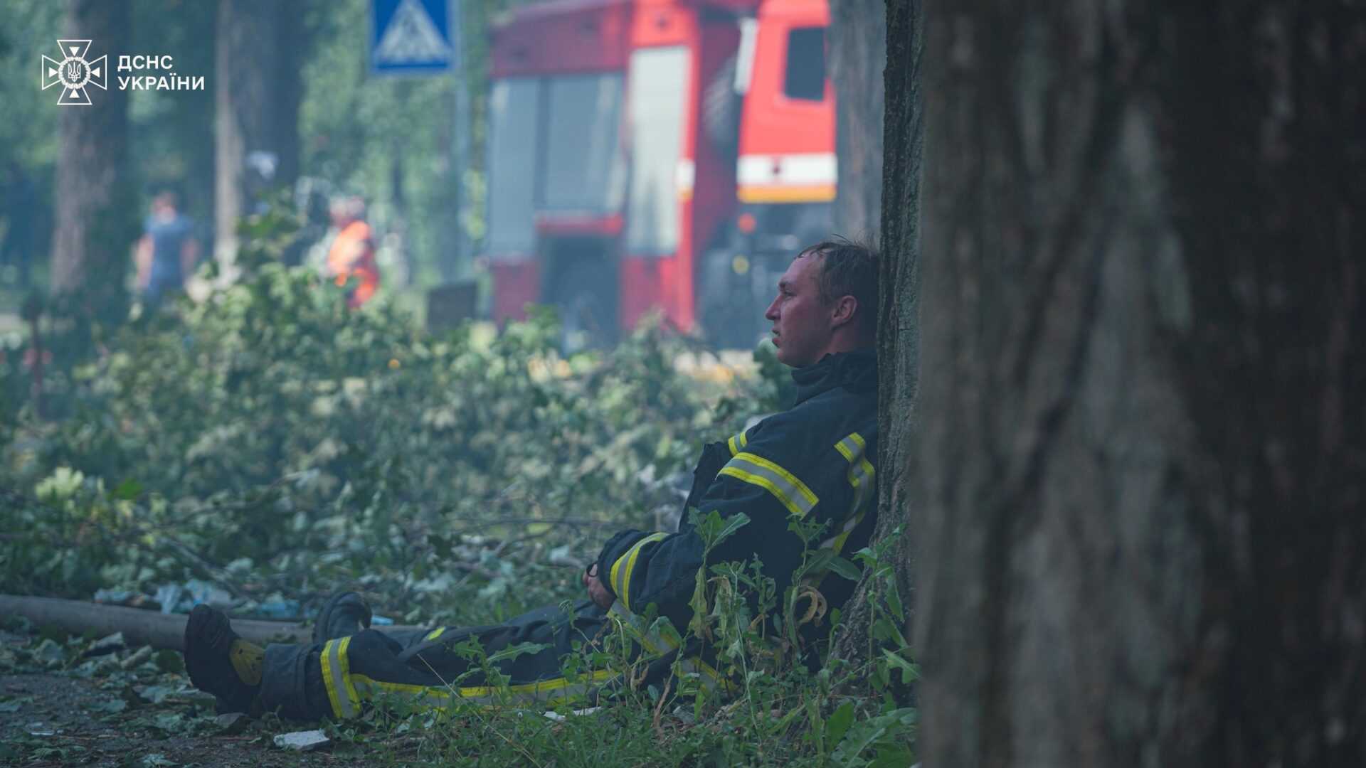 На зображенні може бути: 2 людини, дерево та текст