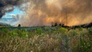 Київщина в огні: другу добу гасять масштабну пожежу на сміттєзвалищі.