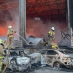 Пожежа на Київщині, спричинена атакою РФ, локалізована.