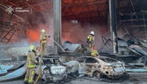 Пожежа на Київщині, спричинена атакою РФ, локалізована.