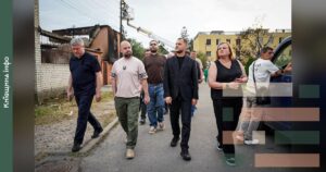 Вишневе: 9 загиблих, 253 будинки пошкоджено, 220 переселенців. Ліквідація наслідків удару.