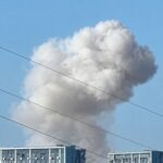 Поділ горить: ворожий удар по Києву.